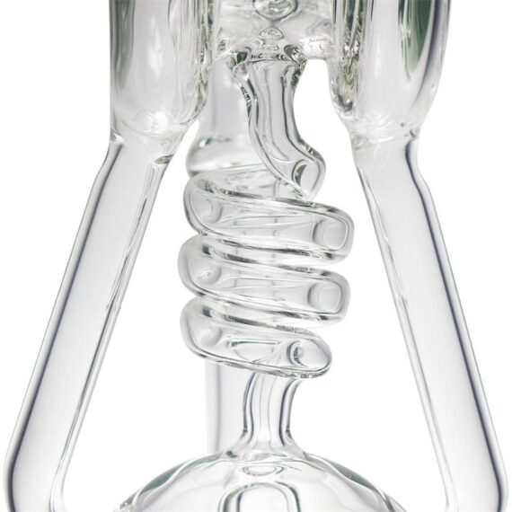 16" Glass Water Pipe/Bong With Perc (Blue/Green) | Hookahs