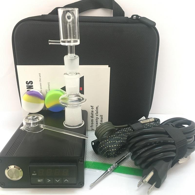 Enail Electric Nail Dab Nail Box Kit Temperature Controller Hybrid Quartz  Titanium Nails Complete Kit For Glass Bong Pipe Silicone Smoking  Accessories From Carolongtechnology, $67.9
