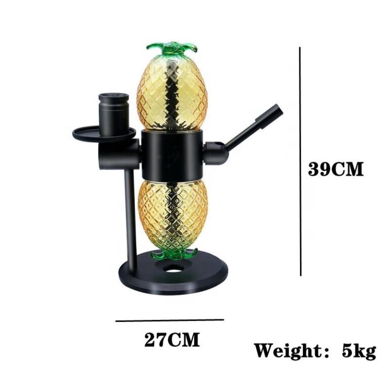 Pineapple Gravity Bong | 360ª Glass Rotating Gravity Hookah - Mr