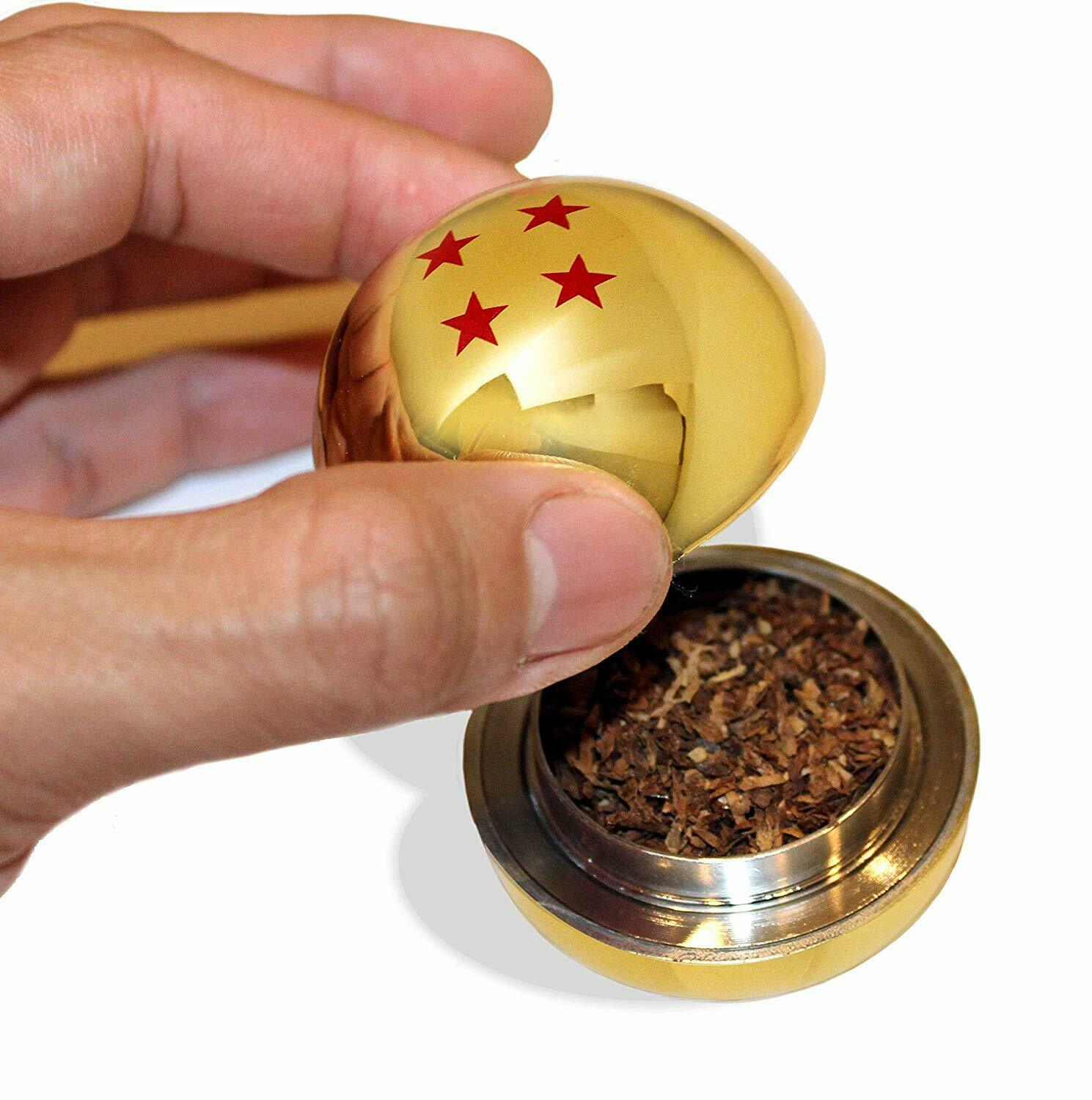 Dragon ball Z Herb Grinder3 Piece Grinder by 4 Star Smoke with black gift box 